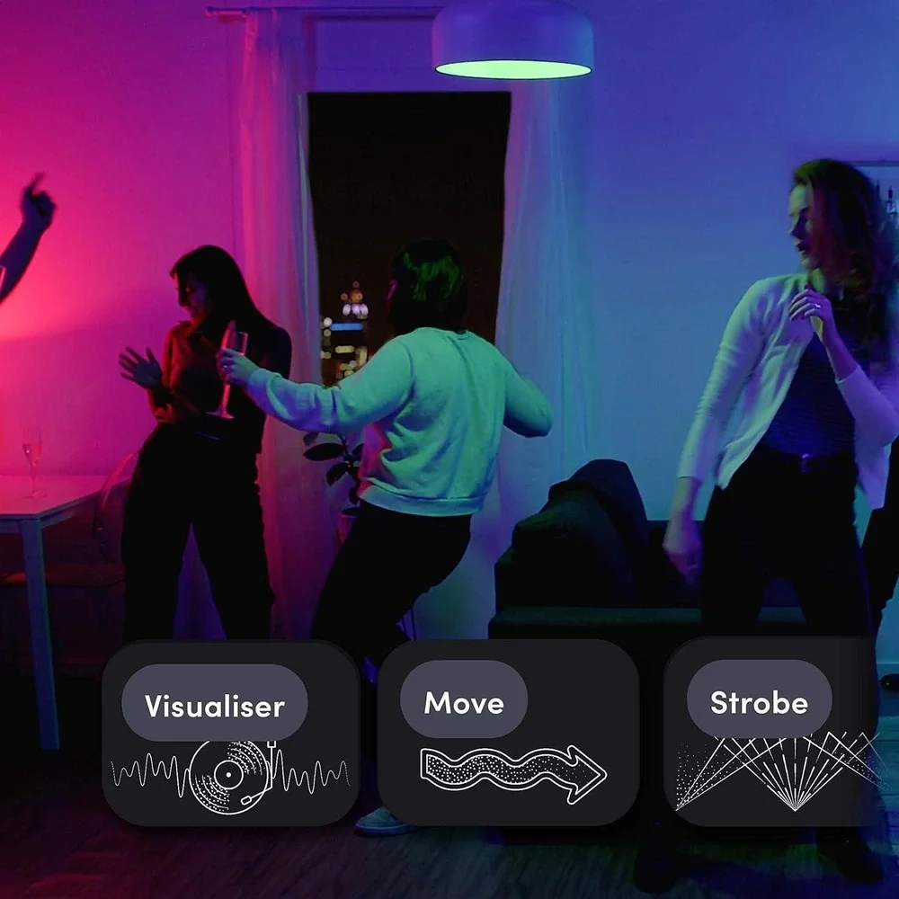 LIFX Color, A19 1100 lumens, Wi-Fi Smart LED Light‎ Bulb, Billions of Colors and